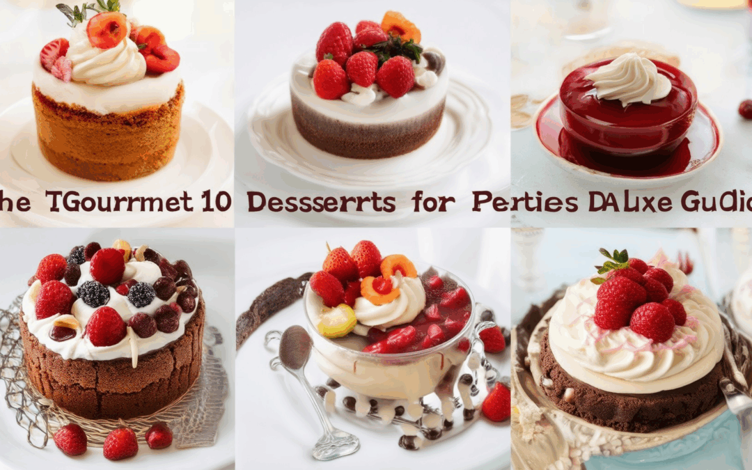 The Top 10 Gourmet Desserts for Parties: A Deluxe Guide
