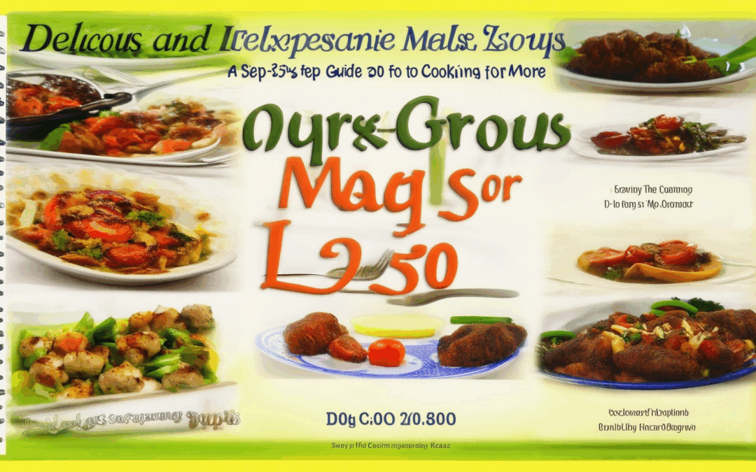 Delicious and Inexpensive Meals for Large Groups: A Step-by-Step Guide to Cooking for 20, 30, 50, or More